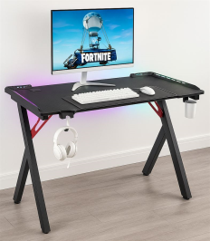 שולחן גיימינג מקצועי עם תאורה ברוחב 120 ס"מ דגם Samurai במכירה מוקדמת 21 ימי עסקים Americanstyle