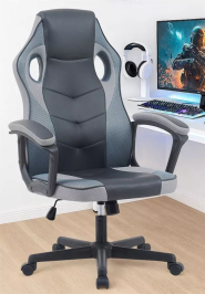 כסא גיימינג דגם Gamer צבע שחור אפור מתצוגה ועודפים Americanstyle