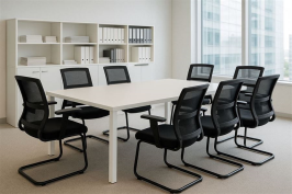 סט 10 כסאות למוקד/חדרי ישיבות עם ידיות מתכווננות דגם XP-18 מתצוגה ועודפים Americanstyle