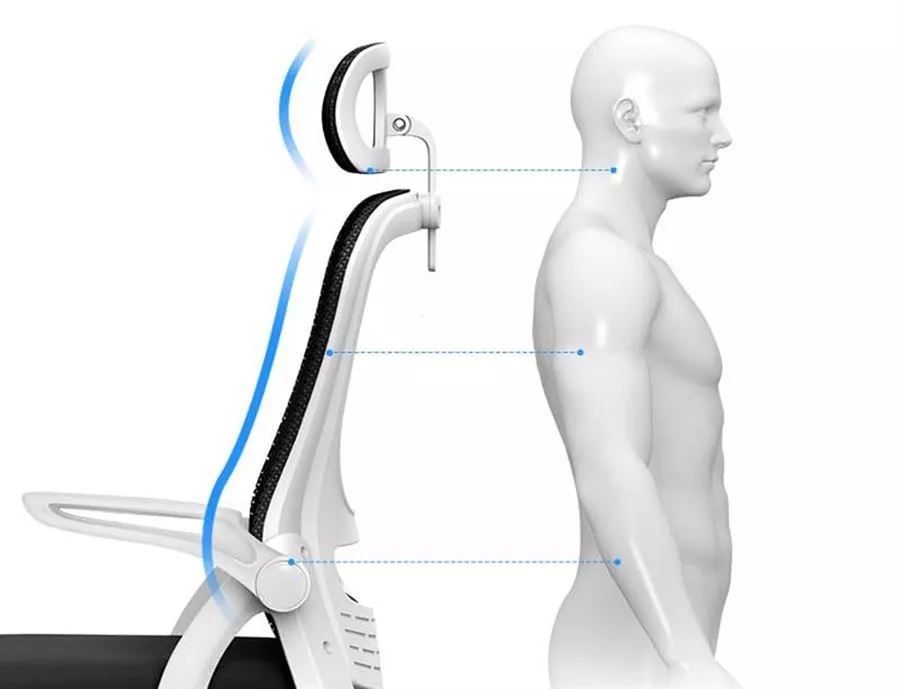 כסא מנהלים ארגונומי דגם XP-3 עם גב גבוה ומשענת ראש צבע שחור מתצוגה ועודפים