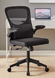 כסא מנהלים יוקרתי עם ידיות מתכוננות וכרית תמיכה לגב דגם TPX-20 צבע שחור ***ללא אריזה מקורית Americanstyle