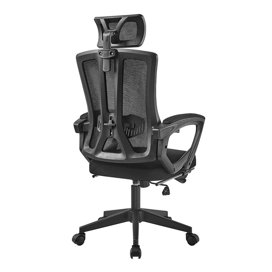 כסא מנהלים יוקרתי עם הדום נשלף דגם XP-50 צבע שחור במכירה מוקדמת 21 ימי עסקים