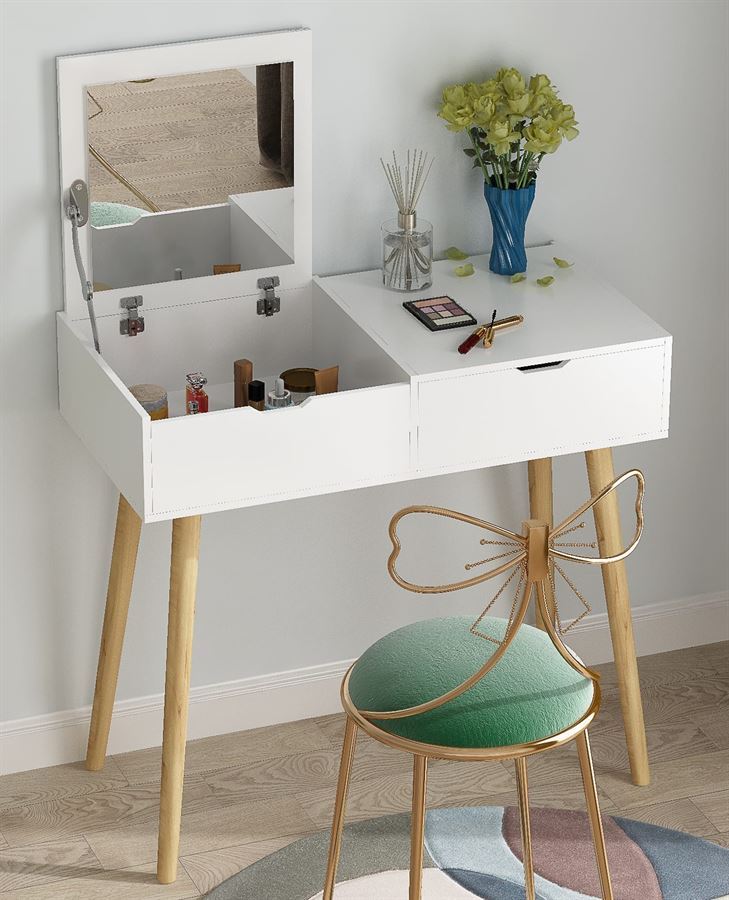 שידת איפור דגם TAYLOR רוחב 80 ס