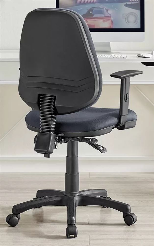 כסא מזכירה וסטודנט עם ידיות מתכווננות דגם Promax10 צבע אפור מתצוגה ועודפים