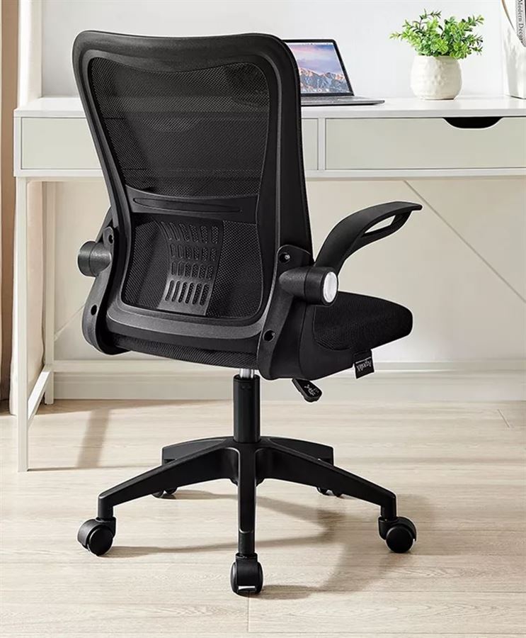 כסא מחשב יוקרתי עם ידיות מתכווננות דגם XP-12 צבע שחור מתצוגה ועודפים