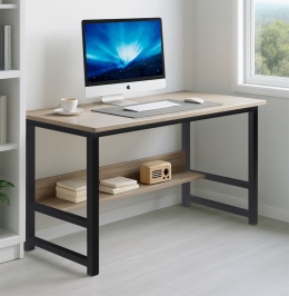 שולחן מחשב אלגנטי MORGAN ברוחב 120 ס"מ מתצוגה ועודפים Americanstyle