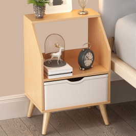 שידת לילה אלגנטית דגם ANABLE עץ טבעי מתצוגה ועודפים Americanstyle