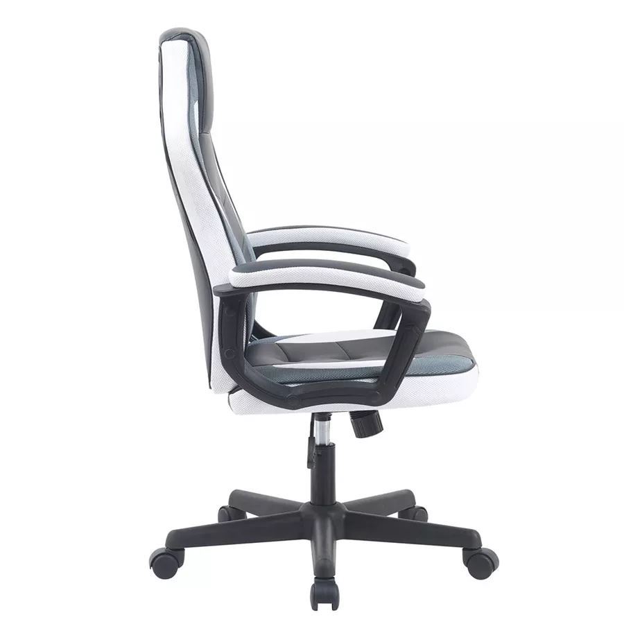 כסא גיימינג דגם Gamer צבע שחור לבן מתצוגה ועודפים