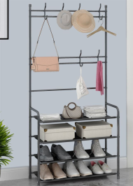 מתלה בגדים עם מקום אחסון דגם FRED מתצוגה ועודפים Americanstyle