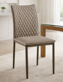 רביעיית כסאות לפינת אוכל דגם BARCELONA צבע חום במכירה מוקדמת 30 ימי עסקים Americanstyle