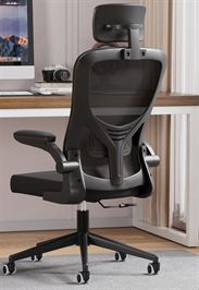 כסא מנהלים ארגונומי דגם XP-3 עם גב גבוה ומשענת ראש צבע שחור מתצוגה ועודפים Americanstyle