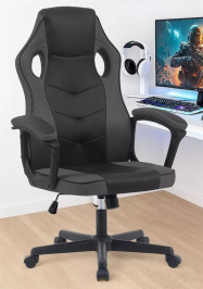 כסא גיימינג דגם Gamer צבע שחור מתצוגה ועודפים Americanstyle