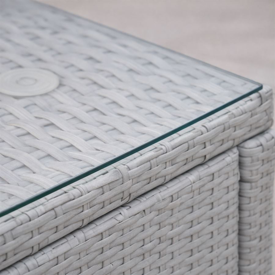 מערכת ישיבה פינתית לחצר דגם PHLIADELPHIA צבע אפור במכירה מוקדמת 45 ימי עסקים