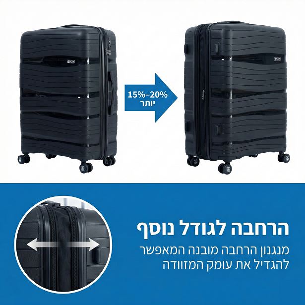 מזוודה קשיחה 20