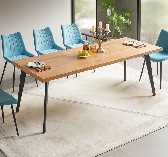 שולחן אוכל נפתח לאורך 2.2 מטרים דגם BASTILLE מתצוגה ועודפים